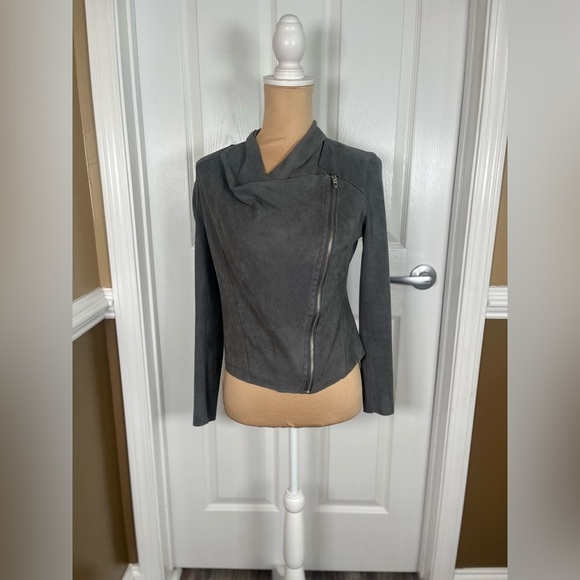 Blank NYC Faux Suede Drape Front Jacket  Size XS - Picture 8 of 14
